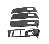 Pour Q3 2019-2020 Conduite À Gauche - Autocollants D'intérieur Finition Décorative Pour Panneau De Commandes Lève-vitres MCQNDS(Stainless black)