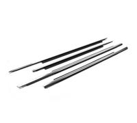 Pour Q5 2009 2010 2011 2012 2013 2014 2015 2016 2017 2018 4Pièces Bande Garniture Vitre Chromée Étanche Joint Fenêtre Voiture