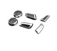 Pour Q7 4l 2006-2015 Bouton De Réglage Du Siège Voiture Commutation Couvercle Autocollant Garniture Cache Panneau Commande Garniture Console(Replacement)