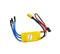 Pour QAV210 F450 F550 Drone RC 30A ESC,Prise XT60/T 2-3S Contrôleur De Vitesse Moteur Sans Balaisaccessoires 'Réparation Lipo Upgrade Replacement Contrôleur Vitesse RC(With XT60 plug 1pcs)