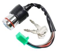 Pour Quad Karting Moto Tout-terrain Contacteur Allumage Démarreur Clé Électrique 6 Broches Clé Serrure Allumage