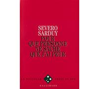 Pour que personne ne sache que j'ai peur