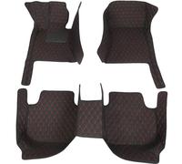 pour R&enault pour Captur 2 2020 2021 2022 2023 Tapis De Sol De Voiture en Cuir PU 3D Personnalisés Accessoires D'intérieur Accessoires De Voiture(Black Red)