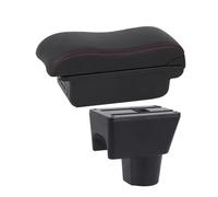 Pour R&enault Pour Duster Accessoires De Boîte De Rangement D’accoudoir De Voiture(B ligne rouge 3USB)