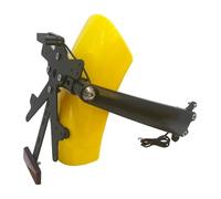 pour R Nine T pour Scrambler R9T Kit De Relocalisation Plaque D'immatriculation Support D'affichage LED pour Garde-Boue Arrière Support Plaque D'immatriculation(Yellow)