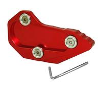 pour R1200RS R1200R R1200 RS/R 2015 2016 2017 2018 Moto CNC Béquille Pied Béquille Latérale Extension Agrandir Plaque De Support De Coussin(Red)