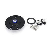 Pour R9T Pour R NINE T Pour Pure Pour Racer Pour Scrambler Pour Rninet Pour Urban G/S Bouchon De Réservoir De Moteur À Essence CNC Pour Moto(Black - blue)