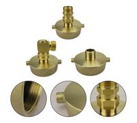 Pour raccord d'incendie en laiton 2-1/2" NST (NH) x raccord de tuyau GHT 3/4"