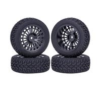 pour Racing pour Tamiya pour TT01 pour TT02 pour HSP pour HPI 1/10 1/14 1/16 75mm Pneu Collé Roues en Plastique Jante sur Route Pièces Mise À Niveau RC RC Pièces Rechange