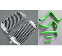 Pour radiateur en aluminium et tuyau en silicone KX250 KX 250 1999 2000 2001 2002