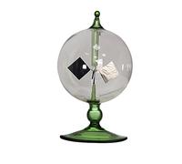 Pour radiomètre créatif fait à la main à énergie solaire vert moulin à vent applicable fête décoration de la maison