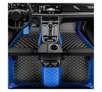 pour Rafale pour E-Tech pour Hybride 2024+ Tapis De Sol De Voiture en Cuir Ensemble Complet De Rangées Avant Et Arrière Tapis De Sol De Voiture(50-Blue and Black,Lhd)
