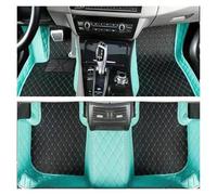 pour Rafale pour E-Tech pour Hybride 2024+ Tapis De Sol De Voiture en Cuir Ensemble Complet De Rangées Avant Et Arrière Tapis De Sol(42-Light Blue-Black,RHD)