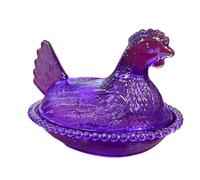 Pour ranger des bijoux - Récipient de rangement alimentaire étanche à la poussière avec couvercle, bol à dessert en forme de poule sur un nid - Pour collations, dessert, café, appartement, table de