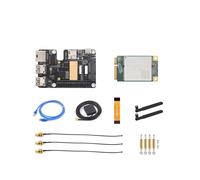 Pour Raspberry Pi 5 PCle à MiniPCle GbE USB3.2 CHAPEAU + Gigabit Ethernet avec EG25-G 4G Module Prend en Charge MiniPCIe Interface