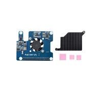 Pour Raspberry Pi 5 PoE HAT 802.3Af/At Carte D'Extension GPIO avec Ventilateur de Refroidissement 5 V/12 V pour Raspberry Pi 5