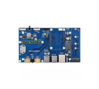 Pour Raspberry Pi Compute Module 5 IO Board 40PIN GPIO avec PoE Gigabit Ethernet RJ45 pour RPi CM5 PoE Expansion Board