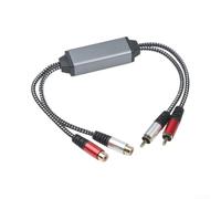 pour rca Noise Isolator Aluminum Alloy Hum pour eliminator