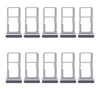 Pour Realme 14x 5g Rmx5020 10pcs Compatible Sim Card Tray Sim Card Tray Micro Sd Card Tray Noir