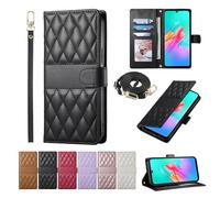 pour Realme C31 4G Case avec béquille, Étui de Protection à Rabat en Cuir PU pour Realme C31 4G-Noir