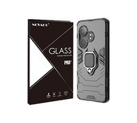 Pour Realme GT 6 5G/Realme GT 6T 5G - Coque Résistante Anti Choc avec Anneau Bague Anti Chute/béquille