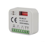 Pour récepteur sans fil polyvalent 300-868 MHz pour sécurité à domicile, code roulant et fixe, compatible avec Nice pour marantec Berner Faac (Blanc)