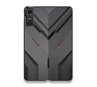 pour RedMagic 3 Pro 9.06“ 2025 Tablette Étui de Protection Airbags Transparents Coque arrière de Protection en TPU Souple Coque résistante aux Chocs Peau Anti-poussière (Noir)