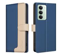 Pour Redmi 15 étui de téléphone d'affaires haut de gamme avec Support Protection Bouclier RFID - Bleu