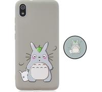 Pour Redmi 7A Soft TPU Full Cover Handy Case Protector Retour avec motif personnalisé support réglable 4