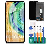 pour Redmi Note 9 4G Écran pour Xiaomi Poco M3 Écran LCD pour Redmi 9T Numériseur pour Redmi 9 Power Écran Tactile (sans Cadre, Noir