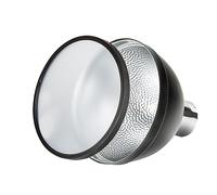 Pour réflecteur AD-S2 diffuseur de lumière avec hotte et effet yeux rouges pour de meilleures prises de vue. Le contrôle du diffuseur standard améliore les effets d'éclairage et la fixation de