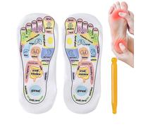 Pour Réflexologie Plantaire - Table En Coton Anti-stress Avec Masseur De Points Trigger, Chaussures Confortables Douces, Coupe Élastique Résistante, Matériau Respirant | Application D