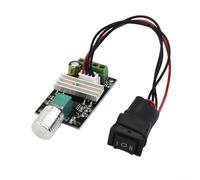 Pour régulateur de vitesse Pwm pour moteur CC 6 V 28 V 3 A avec interrupteur de recul préalable boîtier en métal 15 cm câble de raccordement compteur de vitesse moteur brosse de rechange réparation