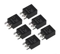 pour relais Électrique 12VDC 4 Pins pour Ford Véhicules pour | Black housing, 30 current, direct fit for pour ford, easy wire connection, stable voltage output