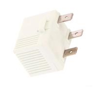pour relais pour ptc Frigo Avec Protection Surcharge ABS pour durable | 4.7 ohms, 3 pour broches, compatibilité QP2-4.7, installation rapide, sécurité compresseur