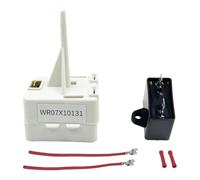 pour relais pour ptc QP3-15/C Pour Congélateur pour relais | Remplace WR07X10131, installation exacte, plastique pour durable, démarrage , refroidissement stable