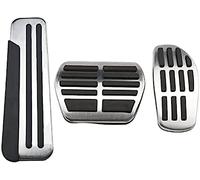 pour Renault Espace 2019-2020, at MT Pédales De Voiture en Acier Inoxydable Pédale De Gaz Pédale De Frein Couverture Repos Pédale Couvre Pièces, at avec Repos