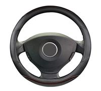 pour Renault Modus Grand Modus 2004-2012, Couverture de Volant de Voiture en Cuir Microfibre + Accessoires Auto de Mode en Fiber de Carbone