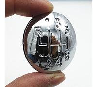 pour Renault pour Clio 2 pour Clio 3 pour Megane 2 pour Scénic II pour Kangoo 5 Vitesses Pommeau Levier Vitesse Cuir Voiture Pommeau de Levier de Vitesse de Voiture (Couleur : 6 Speed Cap)