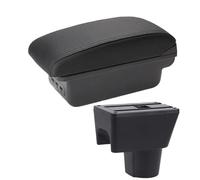 Pour Renault Pour Duster Boîte D'accoudoir De Voiture Boîte De Rangement De Rénovation Accessoires Détails Intérieurs WEFOLCC(B2 Black line 3USB)