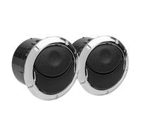 Pour Renault Pour Duster Pour Logan Pour Sandero MK1 MK2 Pour Master MK3 8200212480 Grille De Sortie D'air Accessoires Auto(2pcs Black Sliver)