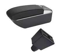 Pour Renault Pour Logan 2 Pour Sandero 2 2010-2020 Accoudoirs De Voiture Boîte D'accoudoir De Voiture Boîte De Rangement De Rénovation Intérieure(B2 Black line 7USB)