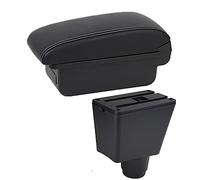 Pour Renault Pour Logan 2 Pour Sandero 2 2010-2022 Boîte D'accoudoir Voiture Accoudoir Voiture Pièces Rénovation Intérieure Boîte Rangement Centrale(A white line No USB)