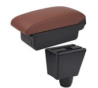 Pour Renault Pour Logan 2 Pour Sandero 2 2010-2022 Boîte D'accoudoir Voiture Accoudoir Voiture Pièces Rénovation Intérieure Boîte Rangement Centrale(A brown No USB)