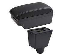 Pour Renault Pour Logan 2 Pour Sandero 2 2010-2022 Boîte D'accoudoir Voiture Accoudoir Voiture Pièces Rénovation Intérieure Boîte Rangement Centrale(C white line 7USB)