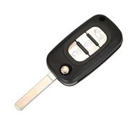pour Renault pour Master pour Fluence pour Clio pour Megane pour Kangoo pour Modus Coque Clé Voiture Pliable 2/3 Boutons JHVVBFWF(3 Buttons)