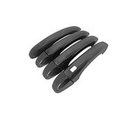 pour R&enault pour Megane 4 MK4 IV 2016 2017 2018 2019 2020 Couverture De Poignée De Porte Extérieure De Voiture Noir Brillant Poignée Porte Extérieure Gauche Droite (Color : 4Handle 1 Button)