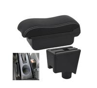 Pour Renault Pour Sandero Accoudoir De Voiture Boîte De Rangement Accessoires De Voiture Accoudoir Boîte(A3 white line No USB)