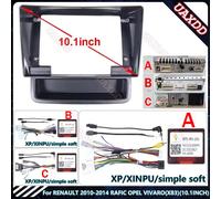 Pour RENAULT TRAFIC OPEL VIVARO X83 2010-2014, autoradio DVD CD Android 9 pouces, écrans de navigation, câbles de tableau de bord, cadre Canbus