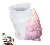 pour résine gnomes de Pâques - Moule à bougie en silicone 3D, savon fondant réutilisable pour l'artisanat | Stup pour la production d'art en résine, decorazion